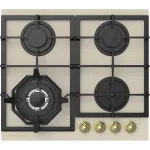 Газовая варочная поверхность Zigmund & Shtain Style M 26.6 X бежевый