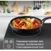 Сковорода ВОК (WOK) Tefal Easy Plus 4237628 круглая 28см ручка несъемная (без крышки) черный (9100054099)