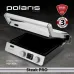 Электрогриль Polaris PGP 3005 2000Вт серебристый