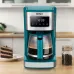 Кофеварка капельная Kitfort КТ-7251 1000Вт бирюзовый/нержавеющая сталь