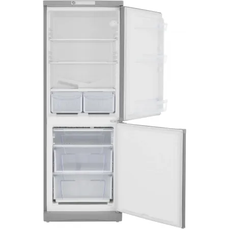 Холодильник Indesit ES 16 GA 2-хкамерн. серебристый/черный