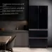 Холодильник Hyundai CM55043F 3-хкамерн. черный стекло инвертер