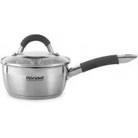 Ковш Rondell Flamme RDS-026 1.3л. d=16см (с крышкой) стальной