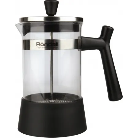 Френч-пресс Rondell Wonder RDS-426 0.6л черный/стальной