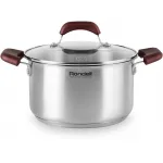 Кастрюля Rondell Bojole RDS-737 5.6л. d=24см (с крышкой) стальной