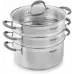Кастрюля-пароварка Rondell RDS-751 13л. d=26см (с крышкой) стальной