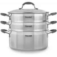 Кастрюля-пароварка Rondell RDS-751 13л. d=26см (с крышкой) стальной