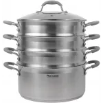 Кастрюля-пароварка Rondell RDS-1103 16.7л. d=26см (с крышкой) стальной