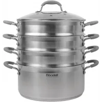 Кастрюля-пароварка Rondell RDS-1103 16.7л. d=26см (с крышкой) стальной