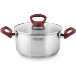 Кастрюля Rondell Heidi RDS-1114 4.8л. d=24см (с крышкой) стальной