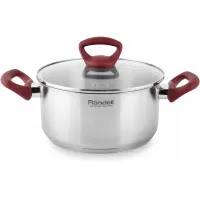 Кастрюля Rondell Heidi RDS-1114 4.8л. d=24см (с крышкой) стальной