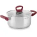 Кастрюля Rondell Heidi RDS-1114 4.8л. d=24см (с крышкой) стальной