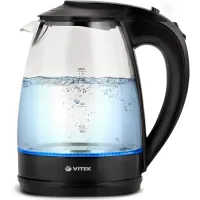 Чайник электрический Vitek VT-1122 1.7л. 2200Вт прозрачный корпус: стекло/пластик Чайник электрический Vitek VT-1122 1.7л. 2200Вт прозрачный корпус: стекло/пластик