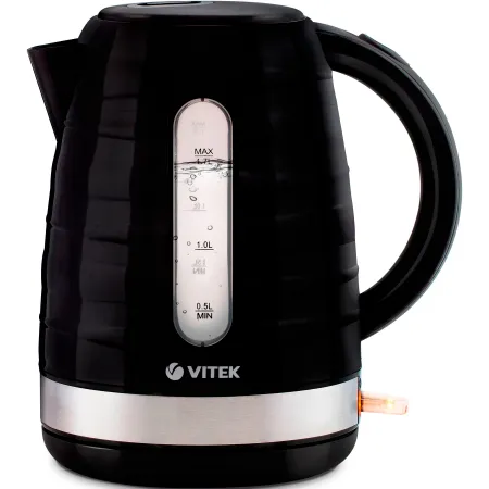 Чайник электрический Vitek VT-1174 1.7л. 2200Вт черный корпус: пластик