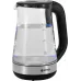 Чайник электрический Vitek VT-1181 1.7л. 2200Вт черный корпус: стекло