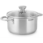 Кастрюля Rondell Merkur RDS-1224 5.1л. d=24см (с крышкой) стальной