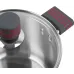 Кастрюля Rondell Stripes RDS-1280 3.4л. d=20см (с крышкой) стальной