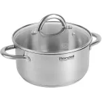 Кастрюля Rondell Point RDS-1310 2л. d=18см (с крышкой) стальной