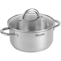 Кастрюля Rondell Point RDS-1311 2.8л. d=20см (с крышкой) стальной
