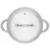 Кастрюля Rondell Point RDS-1312 4.8л. d=24см (с крышкой) стальной