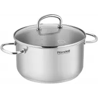 Кастрюля Rondell Solo RDS-1602 3.1л. d=20см (с крышкой) стальной