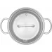 Кастрюля Rondell Solo RDS-1603 5.1л. d=24см (с крышкой) стальной Кастрюля Rondell Solo RDS-1603 5.1л. d=24см (с крышкой) стальной