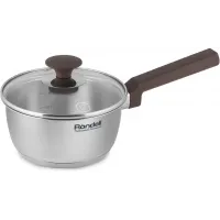 Ковш Rondell Coffee Bean RDS-1643 1.3л. d=16см (с крышкой) стальной Ковш Rondell Coffee Bean RDS-1643 1.3л. d=16см (с крышкой) стальной