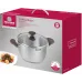 Кастрюля Rondell Coffee Bean RDS-1644 3.2л. d=20см (с крышкой) стальной Кастрюля Rondell Coffee Bean RDS-1644 3.2л. d=20см (с крышкой) стальной