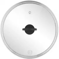 Крышка Rondell Handy RDA-1688 d=28см крыш.прозрачный руч.черная