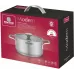 Кастрюля Rondell Modern RDS-1746 2л. d=18см (с крышкой) стальной