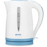 Чайник электрический Vitek VT-7031 1.7л. 2200Вт белый корпус: пластик
