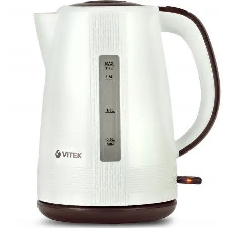 Чайник электрический Vitek VT-7055 1.7л. 2150Вт белый корпус: пластик