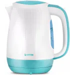 Чайник электрический Vitek VT-7059 1.7л. 2200Вт белый корпус: пластик