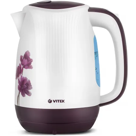 Чайник электрический Vitek VT-7061 1.7л. 2200Вт белый корпус: пластик