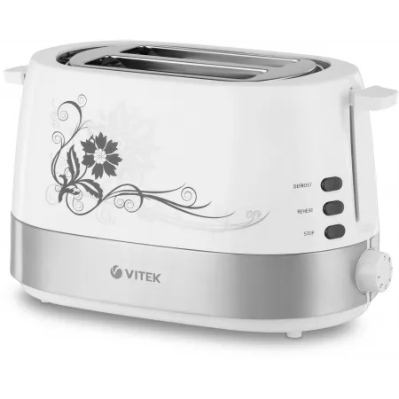 Тостер Vitek VT-7160 850Вт белый