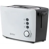 Тостер Vitek VT-7166 800Вт черный/белый