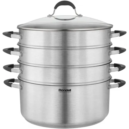 Кастрюля-пароварка Rondell RDS-1815 30.4л. d=32см (с крышкой) стальной