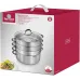 Кастрюля-пароварка Rondell RDS-1815 30.4л. d=32см (с крышкой) стальной