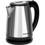 Чайник электрический Scarlett SC-EK21S34 1.8л. 2200Вт черный корпус: сталь