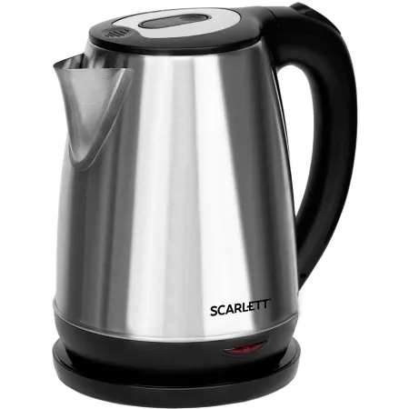 Чайник электрический Scarlett SC-EK21S34 1.8л. 2200Вт черный корпус: сталь