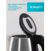 Чайник электрический Scarlett SC-EK21S34 1.8л. 2200Вт черный корпус: сталь