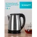 Чайник электрический Scarlett SC-EK21S34 1.8л. 2200Вт черный корпус: сталь