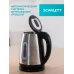 Чайник электрический Scarlett SC-EK21S36 1.8л. 2200Вт черный корпус: сталь