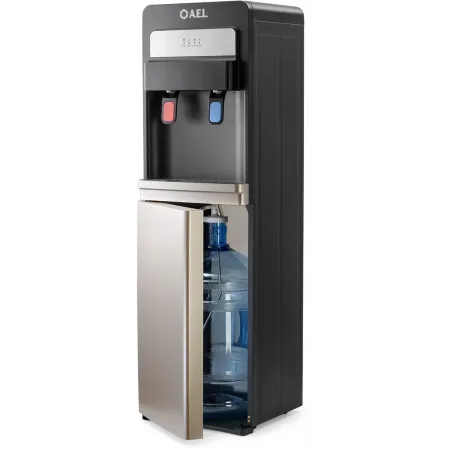 Кулер AEL LD-AEL-805a напольный электронный черный/золотистый