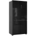 Холодильник Weissgauff WCD 510 Built-in Inverter NoFrost Black Glass 2-хкамерн. черный инвертер