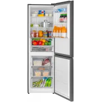 Холодильник Weissgauff WRK 185 Total NoFrost Inverter Black Glass 2-хкамерн. черный инвертер