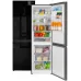 Холодильник Weissgauff WRK 185 Total NoFrost Inverter Black Glass 2-хкамерн. черный инвертер
