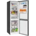 Холодильник Weissgauff WRK 185 Total NoFrost Inverter Black Glass 2-хкамерн. черный инвертер