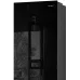 Холодильник Weissgauff WRK 185 Total NoFrost Inverter Black Glass 2-хкамерн. черный инвертер