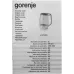Чайник электрический Gorenje K17GXG 1.7л. 2200Вт белый/серебристый корпус: стекло/пластик